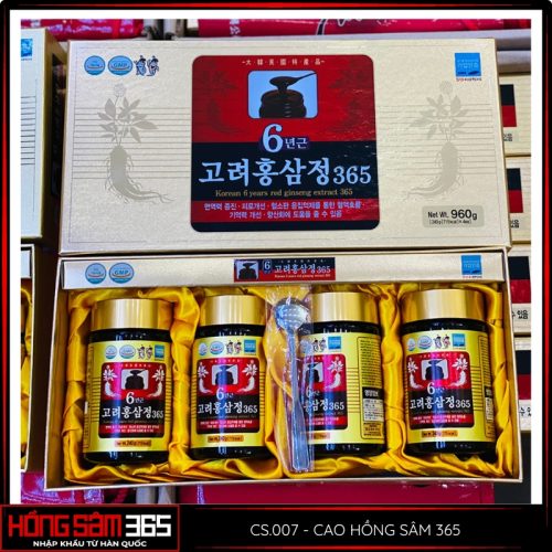 cao hồng sâm 365