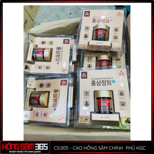 cao hồng sâm chính phủ kgc