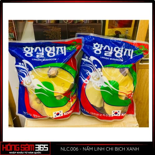 nấm linh chi bịch xanh