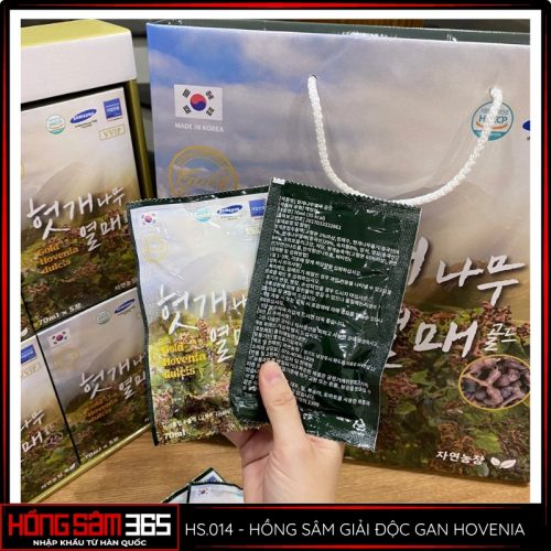 nước hồng sâm giải độc gan