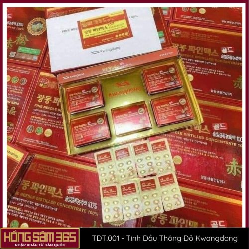 tinh dầu thông đỏ kwang dong