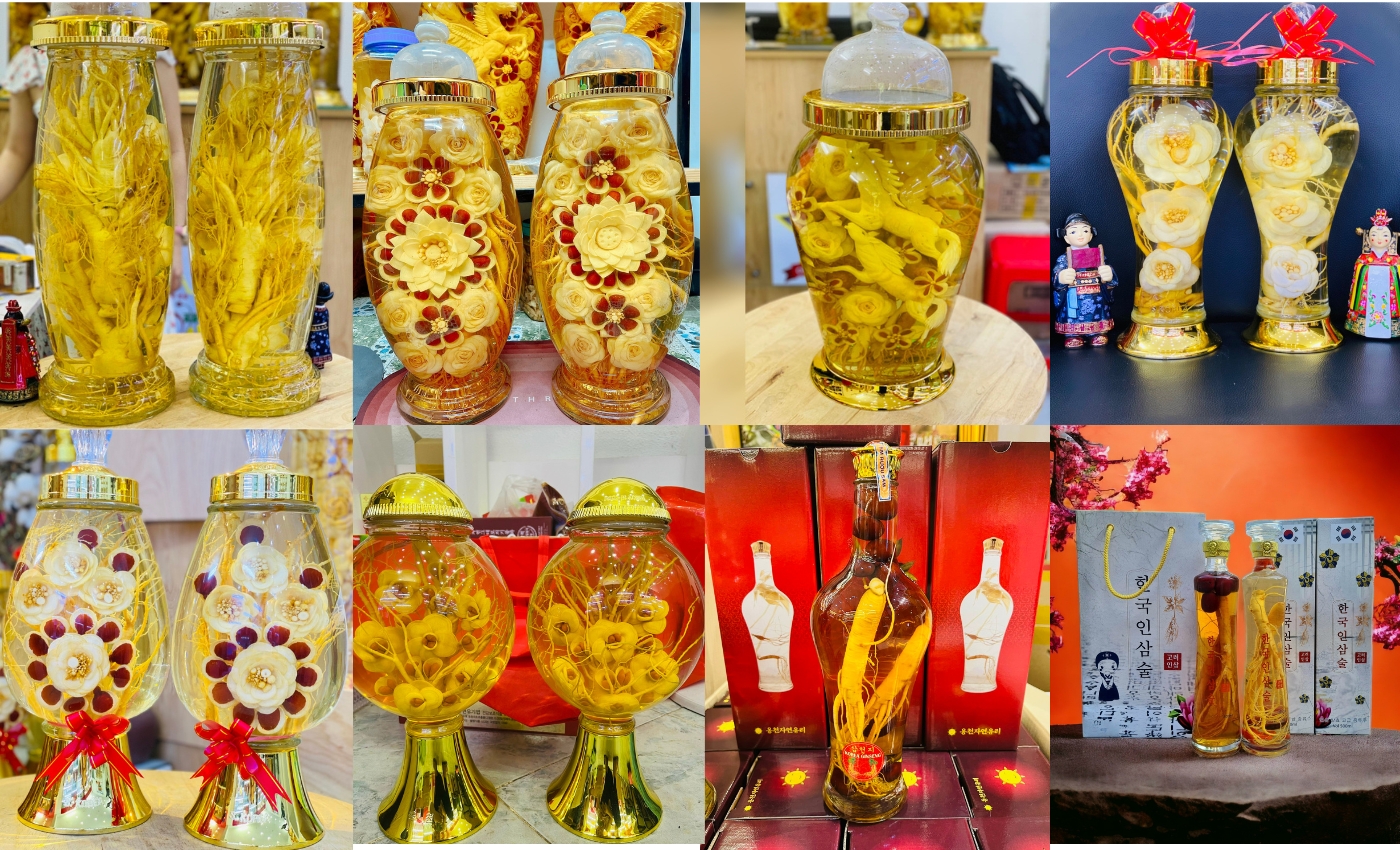 rượu hồng sâm hàn quốc
