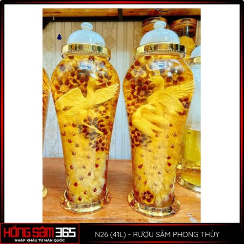rượu sâm phong thủy 41l
