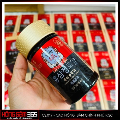 cao hồng sâm chính phủ kgc